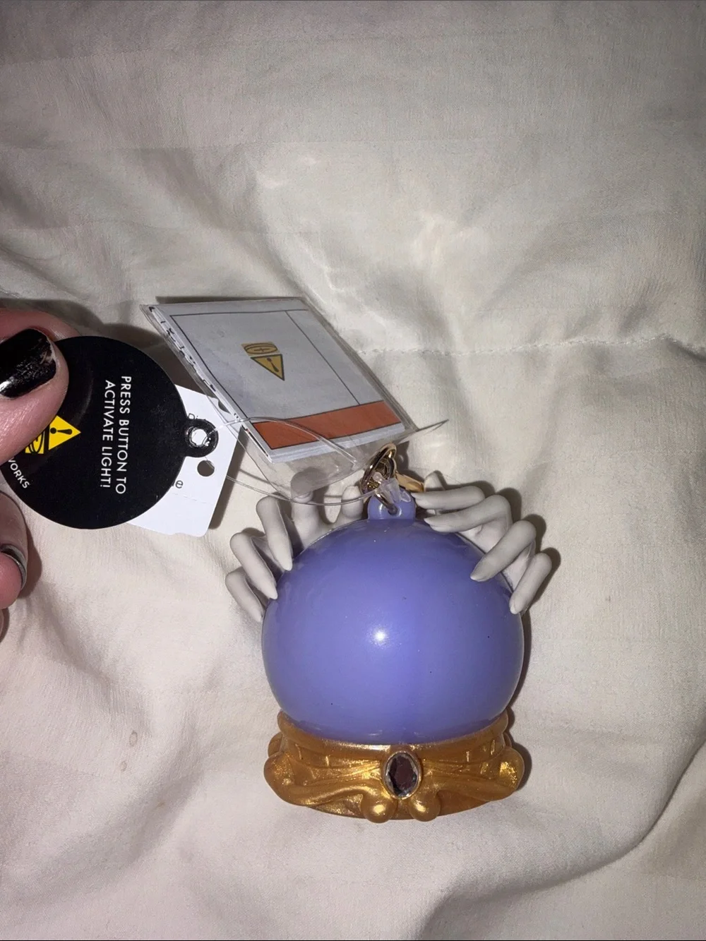 NWT Bath&Body Works Light Up Fortune Teller Crystal Ball Hand Sanitizer Holder🔥